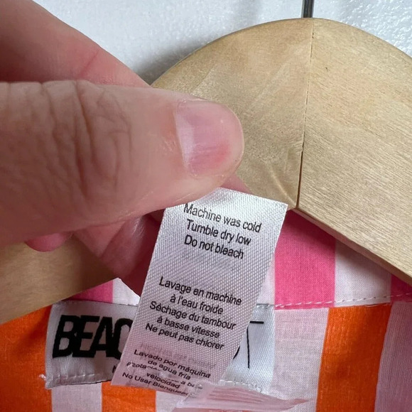 Beach Riot Alexa Top Size Large Petite Sunset Stripes Coverup Beach Vacation - Picture 10 of 10